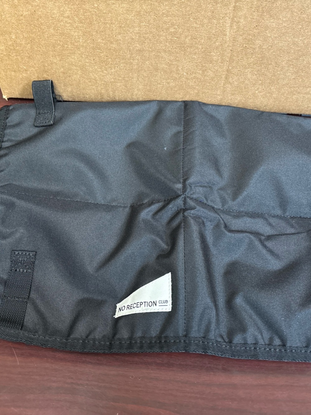No Reception Club Black Baby Diaper Changing Pad Water Repellent 20” X 16”